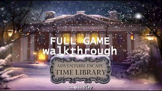 Adventure Escape Time Library walkthrough FULL.