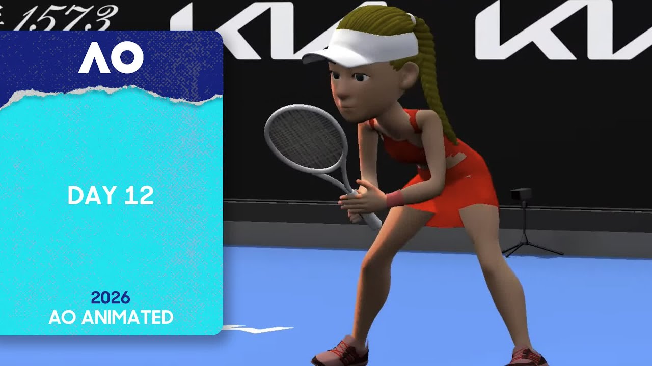 LIVE | AO Animated Day 12 | Australian Open 2026 - YouTube