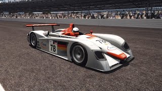 Audi R8 LMP at Indianapolis + Download (Race + Replay / No Commentary). Assetto Corsa.