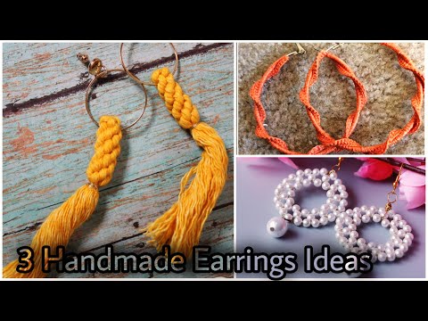 Crochet Round Beaded Earrings | Easy Step by Step Tutorial | How to make |  DIY | Beautiful & Stylish - YouTube