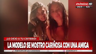 Karina Jelinek a los besos en Tik tok