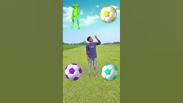 Colourfull Upin ipin head to frog joker gorilla & dame tu cosita - magic video #shorts #trending
