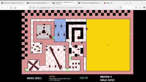 World hardest Game Level editor - My Own Level! Difficult: Impossible