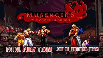 Mugen/Ikemen - Fatal Fury Team vs. Art of Fighting team - 餓狼傳說隊 vs. 龍虎之拳隊
