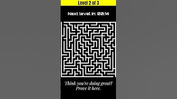 Maze Puzzle Brain Game: Can You Solve All 3 Levels? 🤔🧩