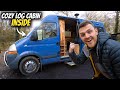 The ultimate log cabin van conversion transformed community minibus