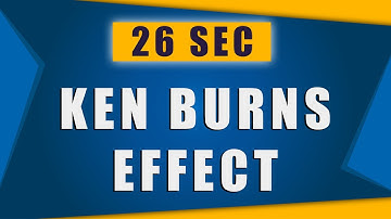 How To Make Ken Burns Effect In Premiere Pro 2022