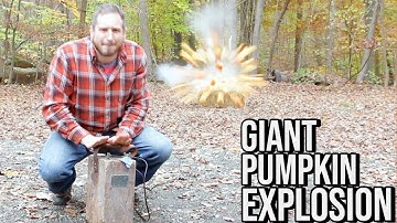 GIANT Pumpkin Carving With Gas