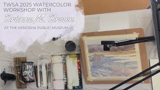 Brienne M. Brown's 2025 TWSA Watercolor Demo