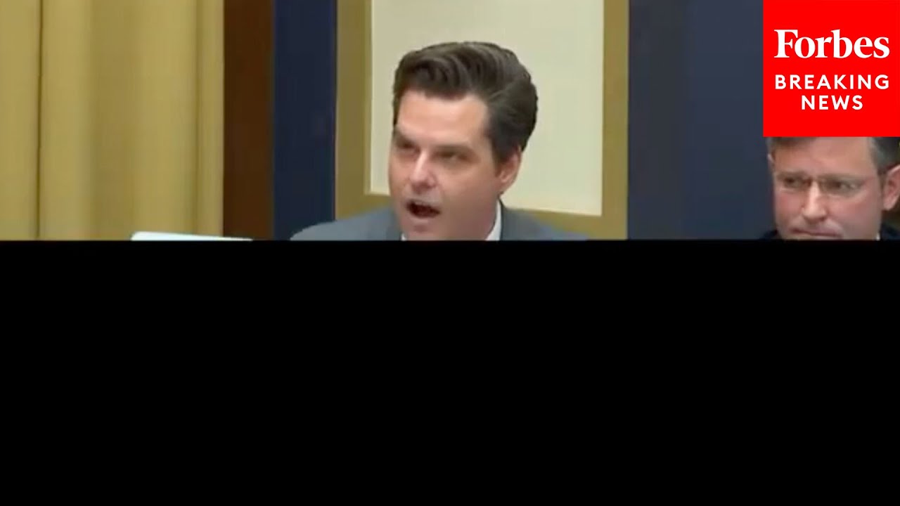 Viral Moment: Lights Suddenly Go Out As Matt Gaetz Speaks About DOJ Whistleblower