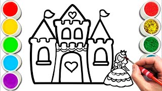 Palace for a Princess Drawing, Painting & Coloring For Kids and Toddlers_ Child Art