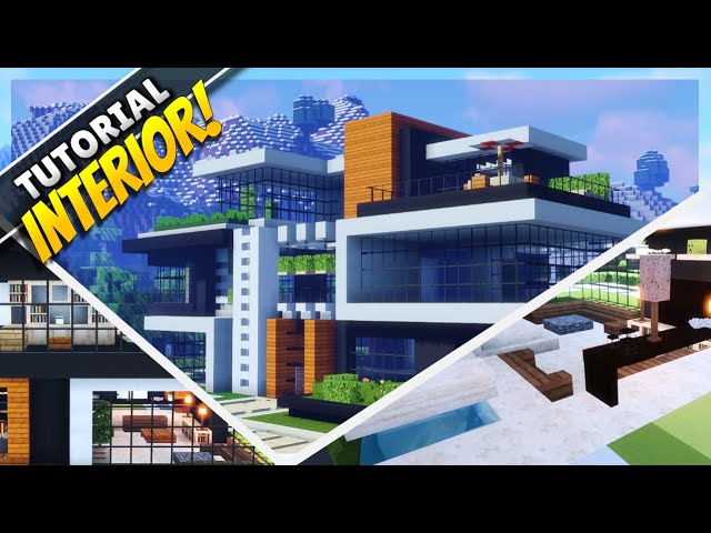 🏡 Minecraft Tutorial, How to Build a MODERN HOUSE in Minecraft 1.19, LGDC - Ep 15