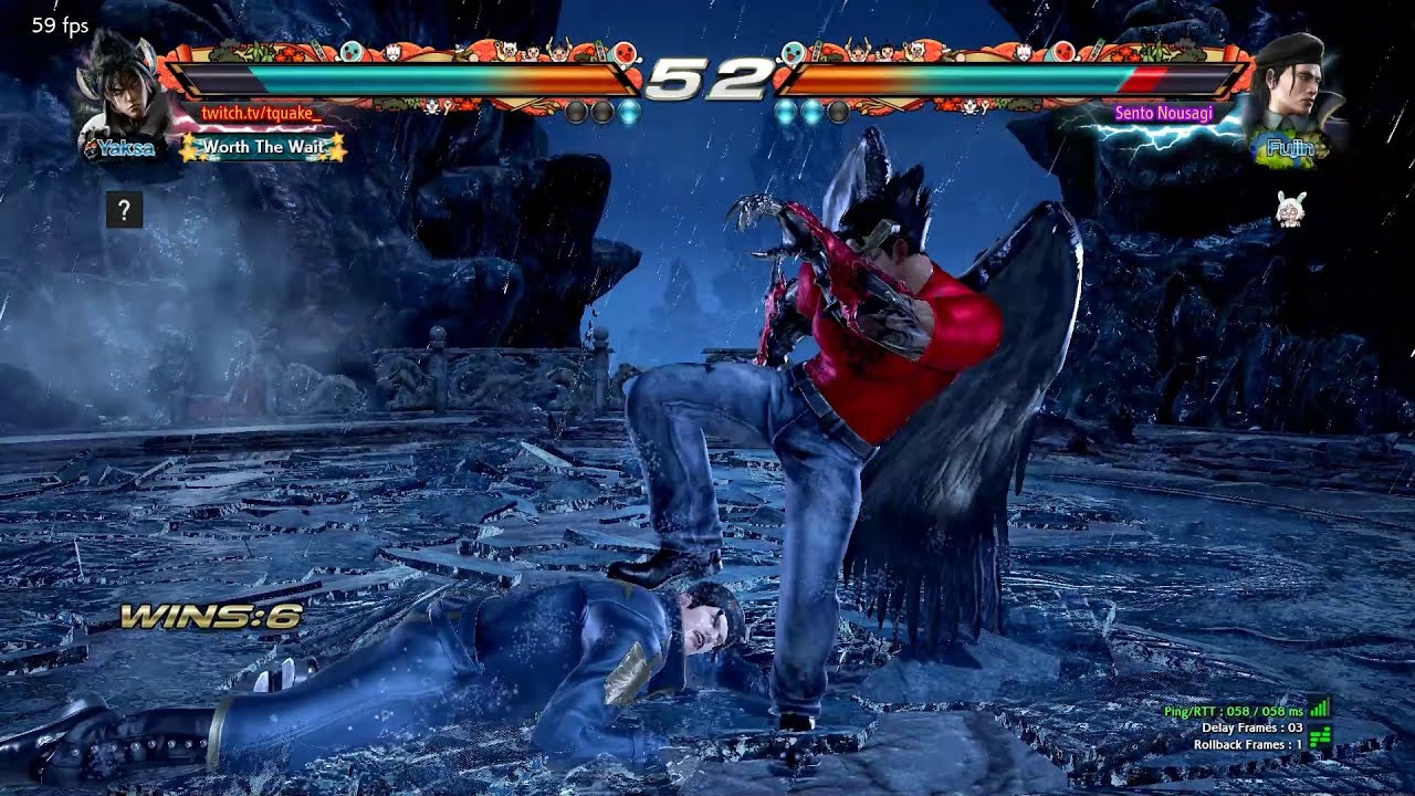 Devilquake (Devil Jin) vs Sento Nousagi (Dragunov) - Tekken 7 Ranked