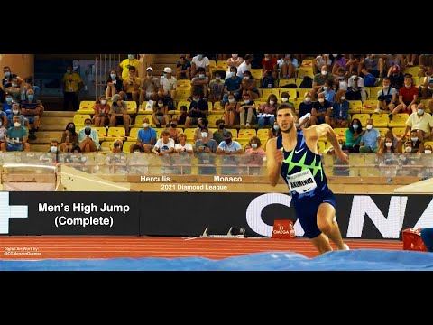 Men's High Jump (Complete).  Herculis.  Diamond League.  Stade Louis II, Monaco. July 9, 2021