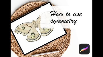 How to use symmetry (Procreate Tutorial)