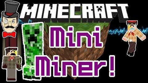 Minecraft Mods - MINI MINER Mod ! Tiny Mining - Shrink & Mine at 1 Block High !