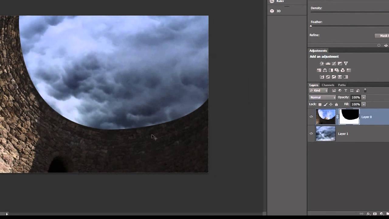 Photoshop Beginner Tutorial Layer Masks - YouTube