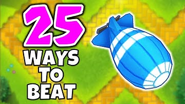 25 EASY Ways To Beat The MOAB in Bloons TD Battles!