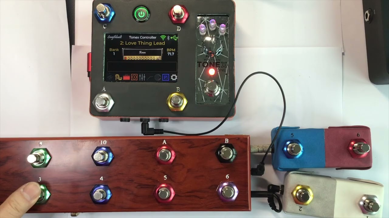 TONEX ONE, GP-5 CONTROLLER EX PEDAL 12 PLUS 4