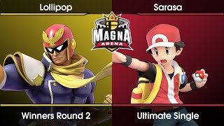 Magna Arena #119 - Lollipop (Captain Falcon) Vs. Sarasa (Pokemon Trainer) SSBU Ultimate Tournament screenshot 3