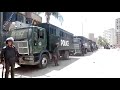 انتشار قوات الامن المركزي في شوارع المحلة وتفقد مدير الامن لشوارع المدينة