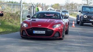 Aston Martin DBS Superleggera - Acceleration Sounds !