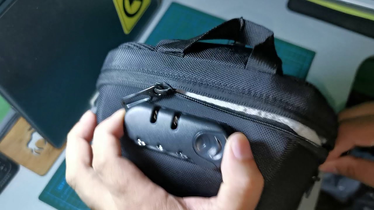 OZUKO New Antitheft TSA Lock Chest Bag (LAZADA, TAGALOG) REVIEW 1 YouTube