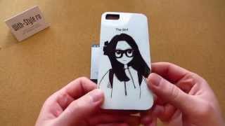 Силиконовый чехол-накладка для iPhone 5/5S Girl(, 2015-05-05T17:22:16.000Z)