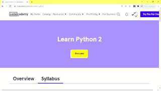 Learn Python 2  - Python Lists and Dictionaries - For One and All