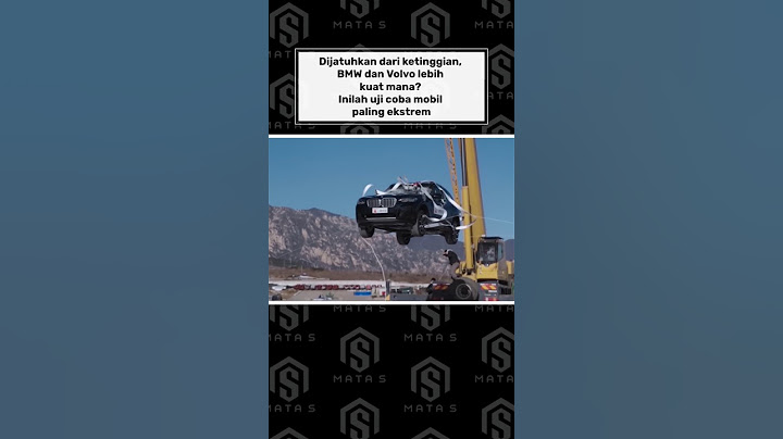 Dijatuhkan dari ketinggian, BMW dan Volvo lebih kuat mana? Inilah uji coba mobil paling ekstrem