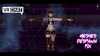 VRChat Tutorial - Meshes Despawn Fix ( Unity )