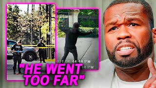 50 Cent Reacts To Kendrick Lamar's GOONS Lighting Up Drake's Mansion