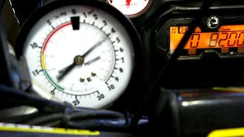 Back pressure test HMF with quiet core 