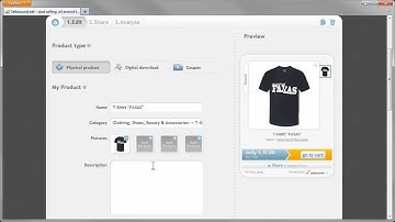 How to create a physical product widget with Sellaround?