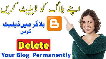 how to delete your blog permanently from blogger | Delete Blog From Blogger.