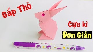 Cách gấp CON THỎ bằng giấy đơn giản ở nhà | How to fold a rabbit with simple paper at home