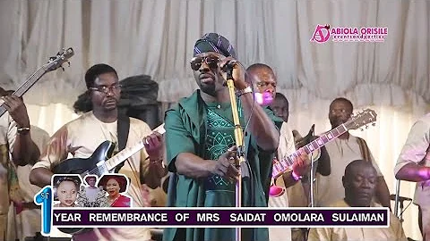 MALAIKA PERFORMANCE AT THE ONE YEAR REMEMBRANCE OF MRS SAIDAT OMOLARA SULAIMAN