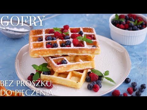 Szybkie gofry bez proszku do pieczenia