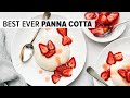 PANNA COTTA with strawberries - so easy and delicious!