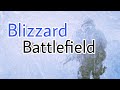 Battlefield Soldier Whiteout - Low Howling Snow - Battle Ambience Sounds - Sleep - 4k