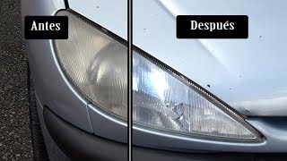 Restauración de faros en minutos