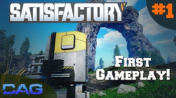 First look SATISFACTORY Alpha!  ||  First look around!  ||   Satisfactory part 1