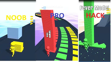 NOOB vs PRO vs HACKER - Stack Colors 2