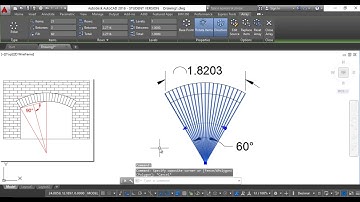 Draw Segmental arch using autocad