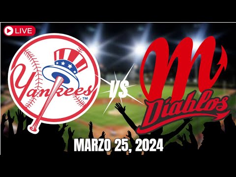 NY Yankees vs. Diablos EN VIVO : mira el juego 2 de béisbol desde CDMX ahora por TV en directo