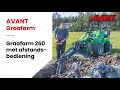 AVANT graafarm 260 met afstandsbediening