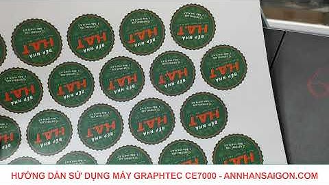 Hướng dẫn làm file cắt decal bằng máy Graphtec CE7000 trên phần mềm Adobe Illustrator