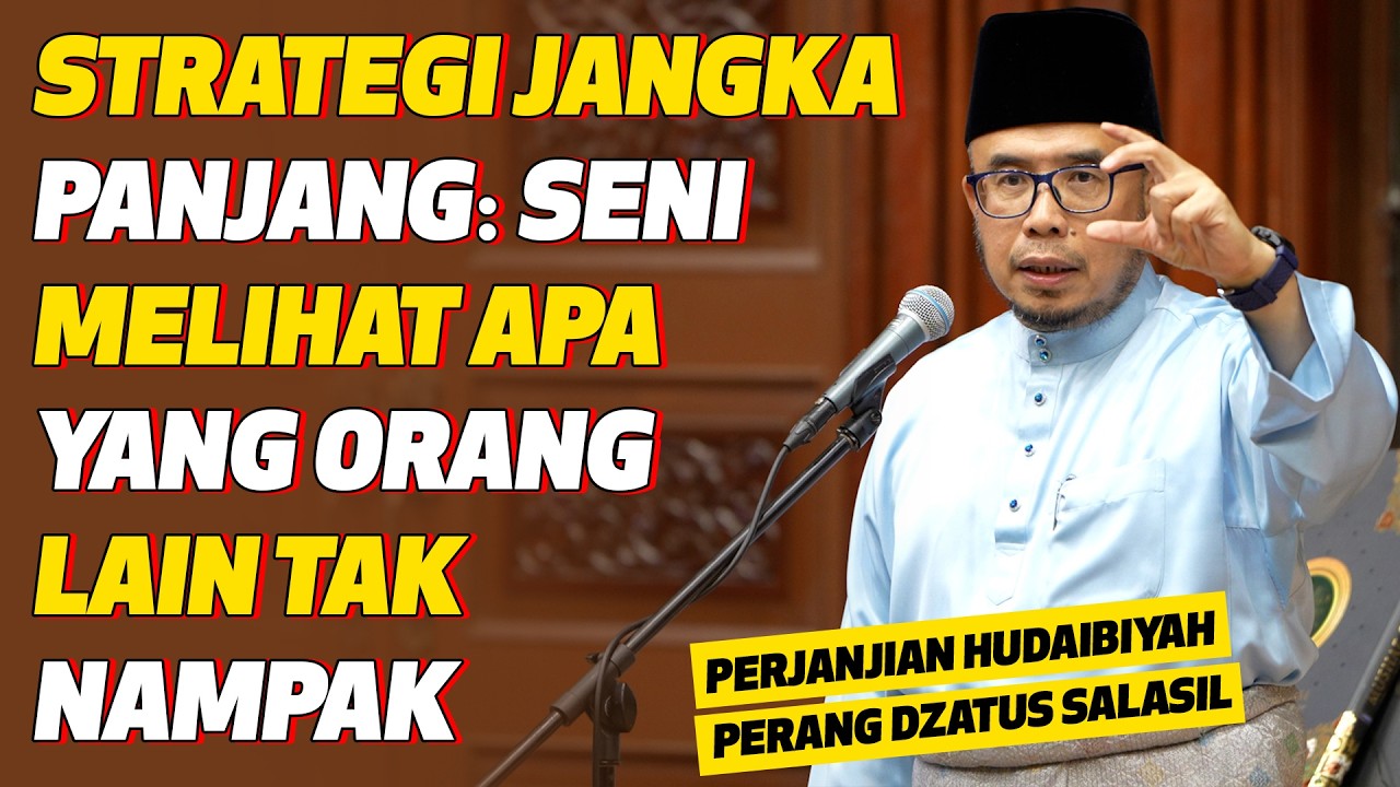 Prof Dato Dr MAZA - Strategi Jangka Panjang: Seni Melihat Apa Yang Orang Lain Tak Nampak