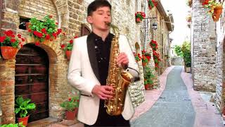 Dalida feat. Alain Delon / Paroles - Saxophone cover Peter Grigorian