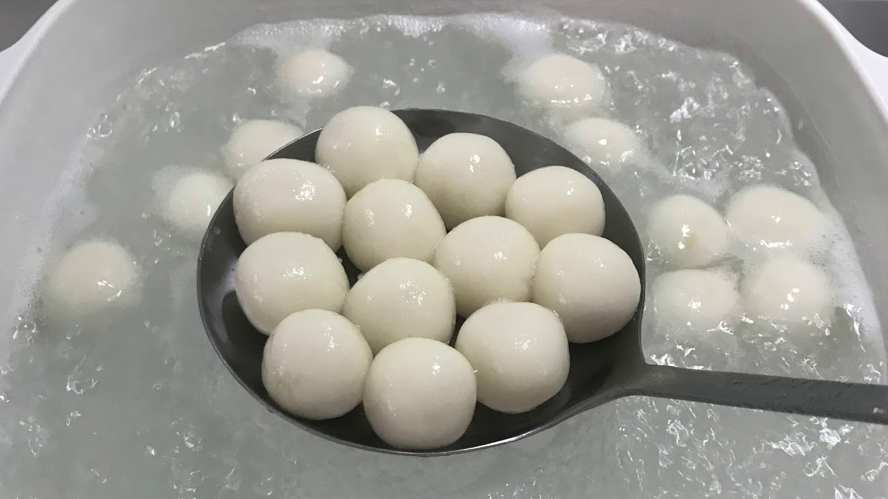 burmese dessert rice balls YouTube